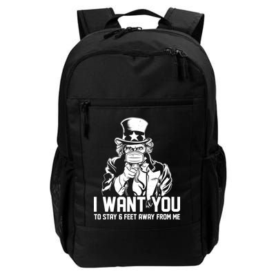 Uncle Sam I Want You To Save 6 Feet Away From Me Backpack