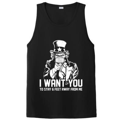 Uncle Sam I Want You To Save 6 Feet Away From Me PosiCharge Competitor Tank