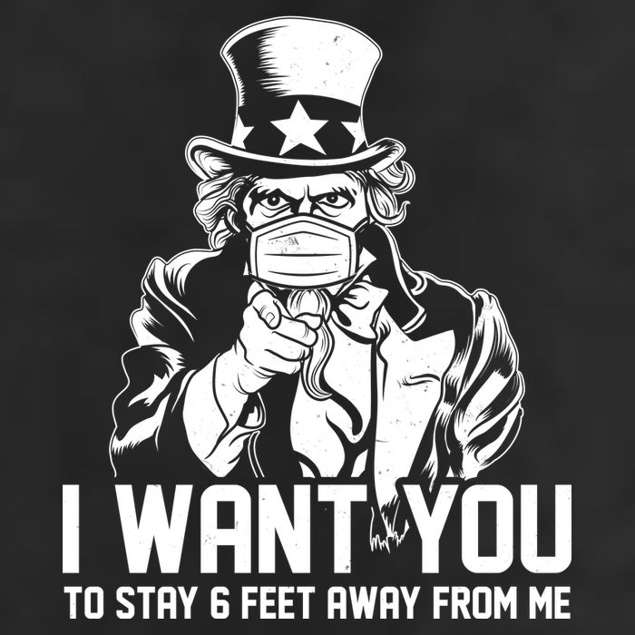Uncle Sam I Want You To Save 6 Feet Away From Me Trucker Hat
