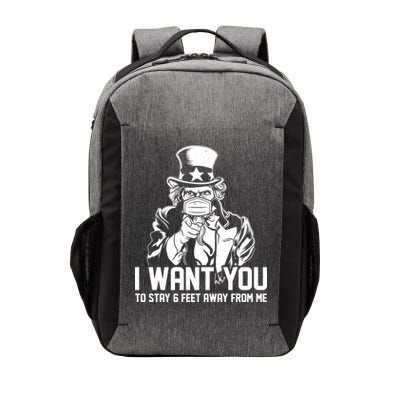 Uncle Sam I Want You To Save 6 Feet Away From Me Vector Backpack