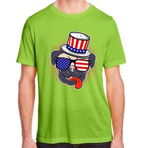 Uncle Sam Pug Adult ChromaSoft Performance T-Shirt