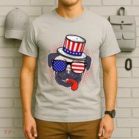 Uncle Sam Pug T-Shirt