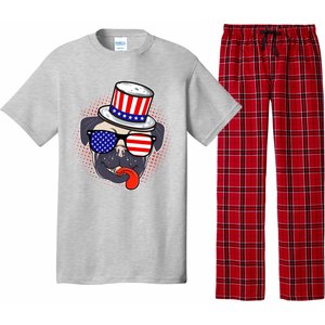 Uncle Sam Pug Pajama Set