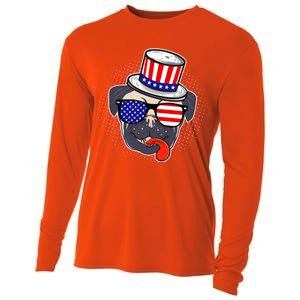 Uncle Sam Pug Cooling Performance Long Sleeve Crew