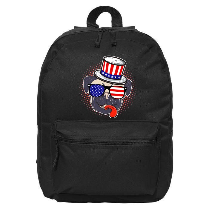 Uncle Sam Pug 16 in Basic Backpack