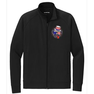 Uncle Sam Pug Stretch Full-Zip Cadet Jacket