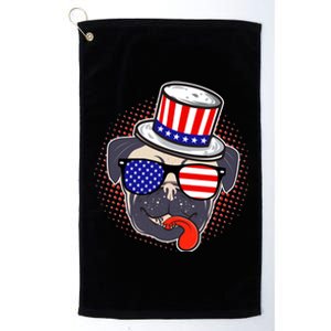 Uncle Sam Pug Platinum Collection Golf Towel