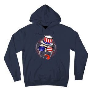 Uncle Sam Pug Tall Hoodie