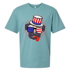 Uncle Sam Pug Sueded Cloud Jersey T-Shirt