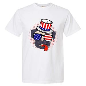 Uncle Sam Pug Garment-Dyed Heavyweight T-Shirt