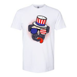 Uncle Sam Pug Softstyle CVC T-Shirt