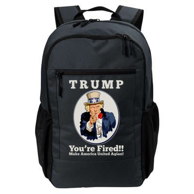 Uncle Sam Trump You're Fired Make America United Again Daily Commute Backpack