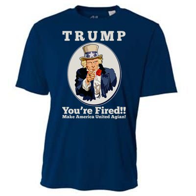 Uncle Sam Trump You're Fired Make America United Again Cooling Performance Crew T-Shirt