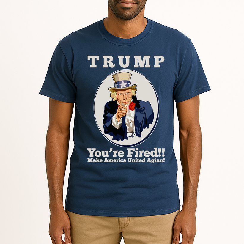 Uncle Sam Trump You're Fired Make America United Again Tall T-Shirt