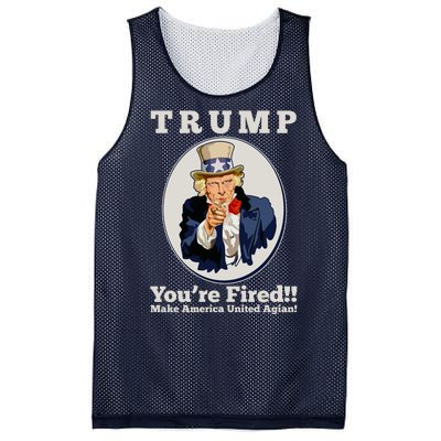 Uncle Sam Trump You're Fired Make America United Again Mesh Reversible Basketball Jersey Tank