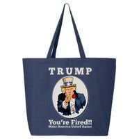 Uncle Sam Trump You're Fired Make America United Again 25L Jumbo Tote