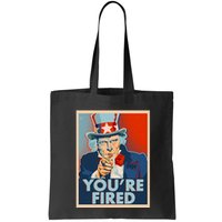 Uncle Sam Trump You're Fired Poster Bag