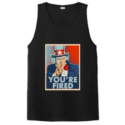 Uncle Sam Trump You're Fired Poster PosiCharge Competitor Tank