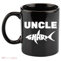 Uncle Shark 11oz C Handle Ceramic Mug