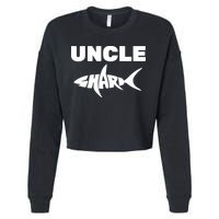 Uncle Shark Cropped Pullover Crew