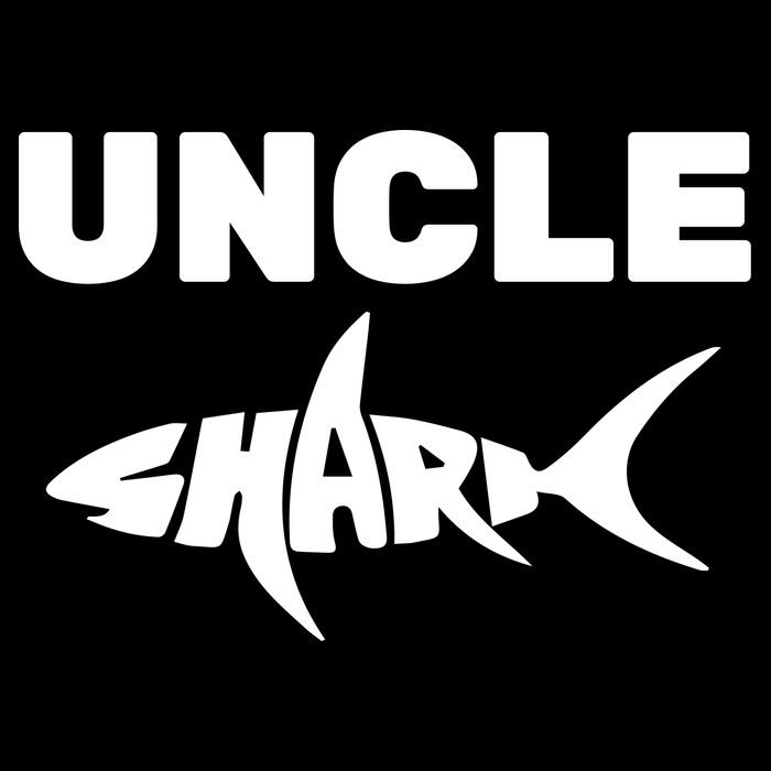 Uncle Shark Cropped Pullover Crew