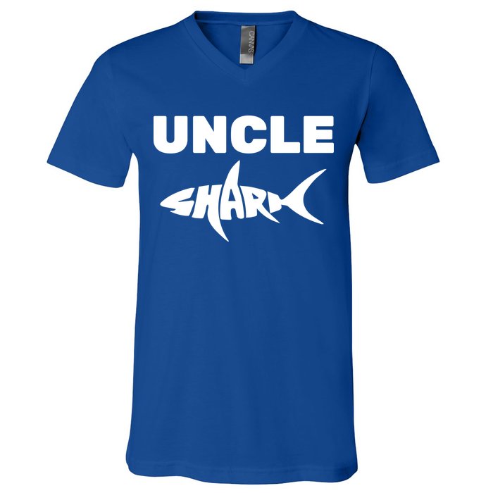 Uncle Shark V-Neck T-Shirt