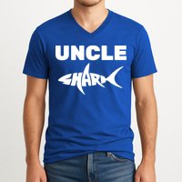Uncle Shark V-Neck T-Shirt