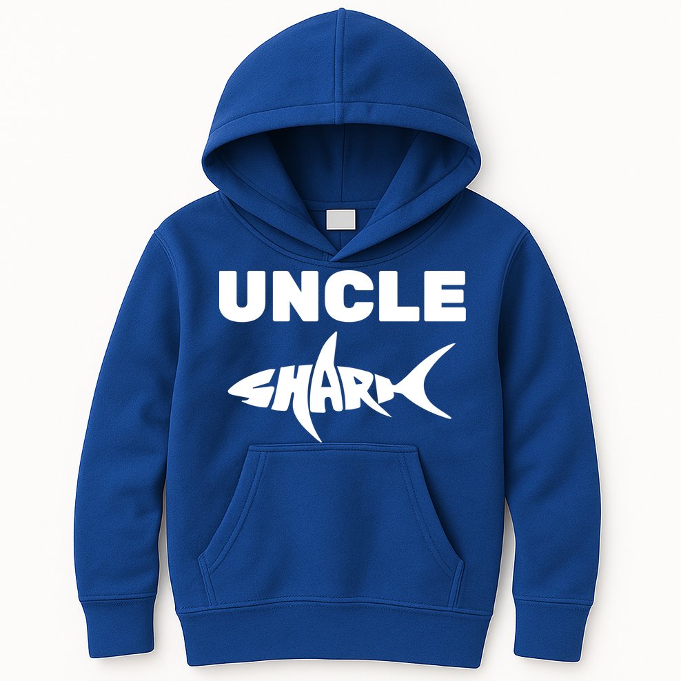 Uncle Shark Kids Hoodie