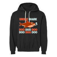 Uncle Shark Doo Doo Doo Garment-Dyed Fleece Hoodie