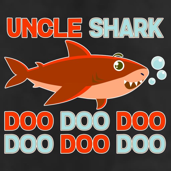 Uncle Shark Doo Doo Doo Garment-Dyed Fleece Hoodie