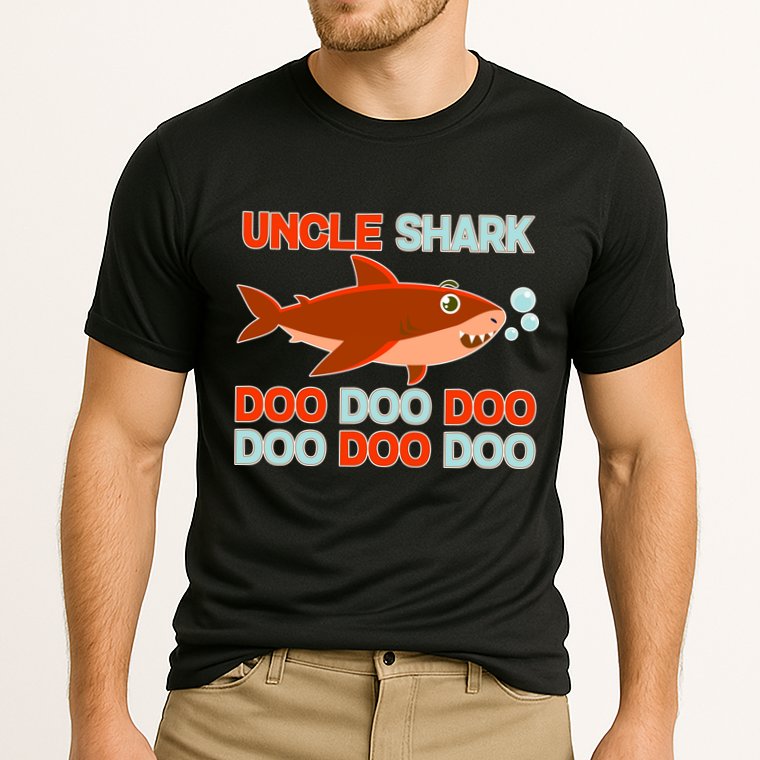 Uncle Shark Doo Doo Doo Performance Shirt