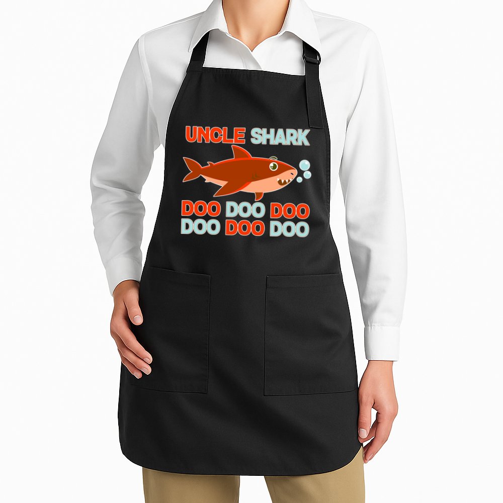 Uncle Shark Doo Doo Doo Apron