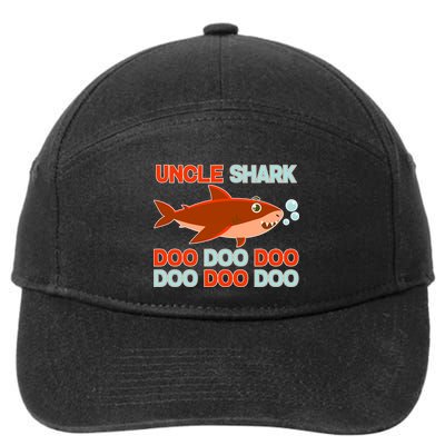 Uncle Shark Doo Doo Doo 7-Panel Snapback Hat