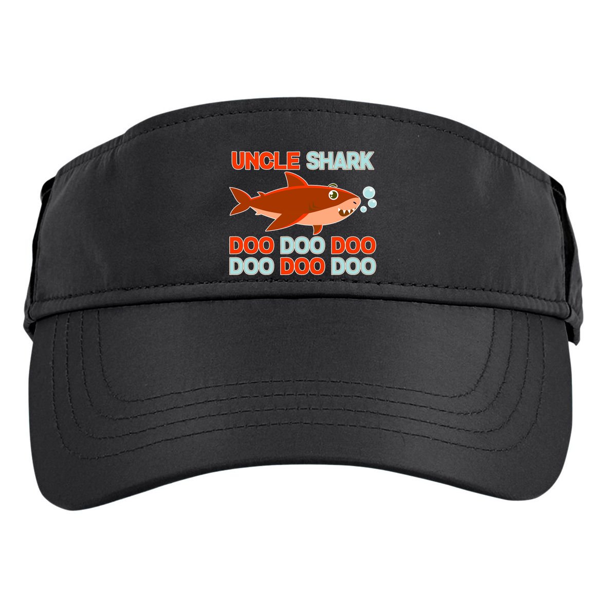 Uncle Shark Doo Doo Doo Adult Drive Performance Visor