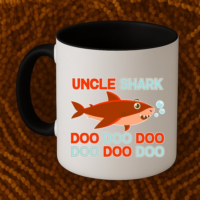 Uncle Shark Doo Doo Doo Mug