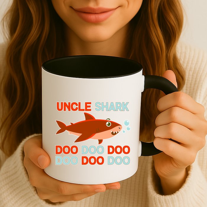 Uncle Shark Doo Doo Doo Mug
