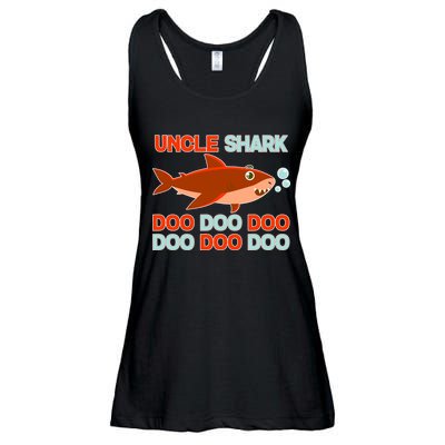 Uncle Shark Doo Doo Doo Ladies Essential Flowy Tank