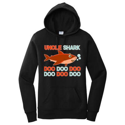 Uncle Shark Doo Doo Doo Women's Pullover Hoodie