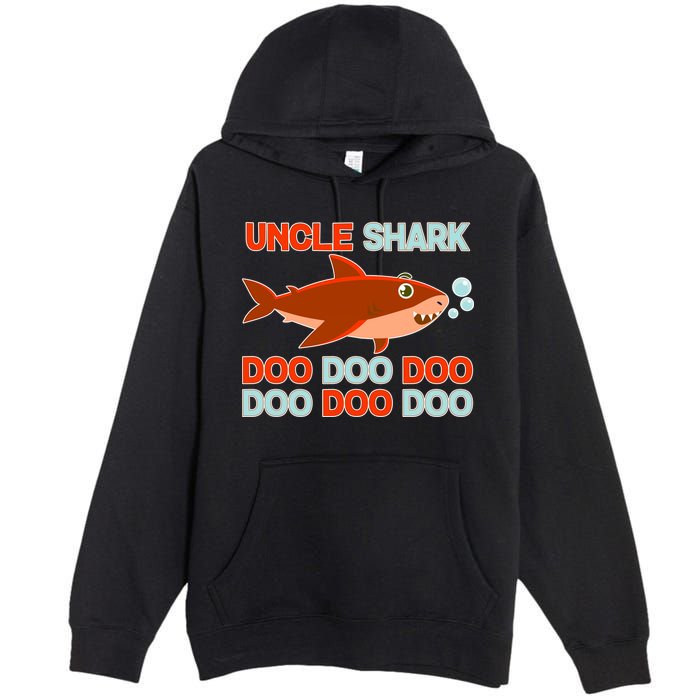 Uncle Shark Doo Doo Doo Premium Pullover Hoodie