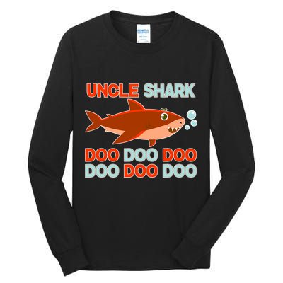 Uncle Shark Doo Doo Doo Tall Long Sleeve T-Shirt