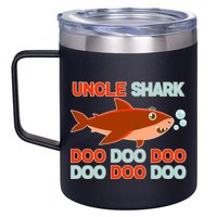 Uncle Shark Doo Doo Doo 12oz Stainless Steel Coffee Mug