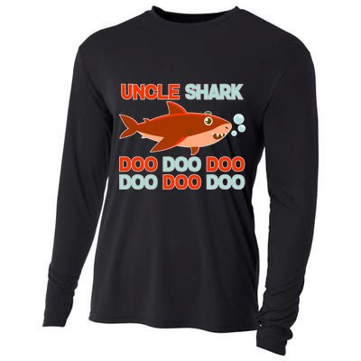 Uncle Shark Doo Doo Doo Cooling Performance Long Sleeve Crew