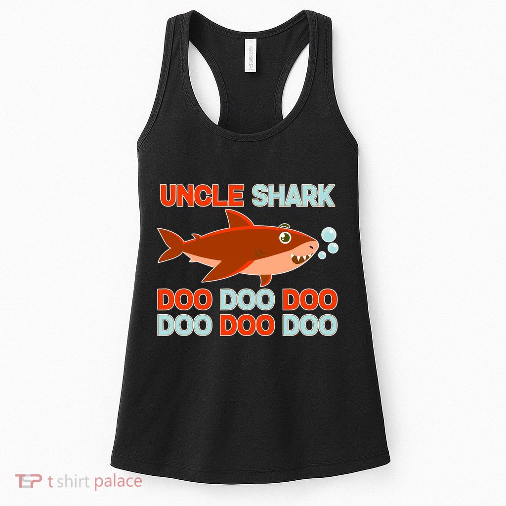 Uncle Shark Doo Doo Doo Womens Tank Top