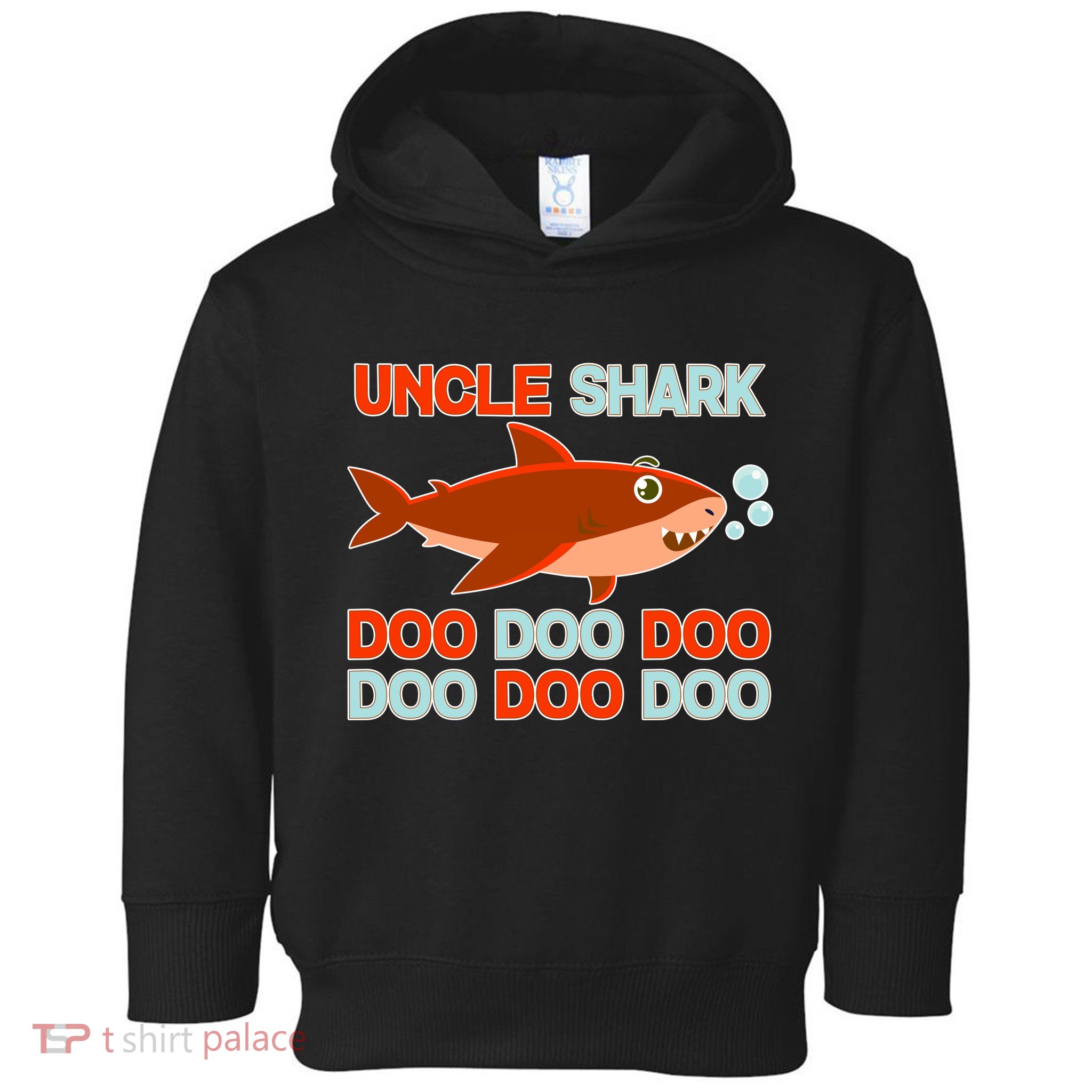 Uncle Shark Doo Doo Doo Toddler Hoodie