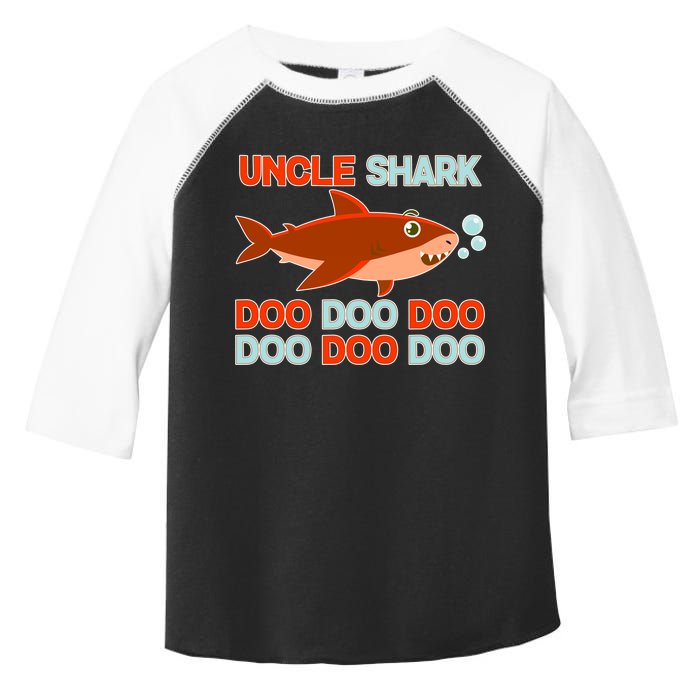 Uncle Shark Doo Doo Doo Toddler Fine Jersey T-Shirt