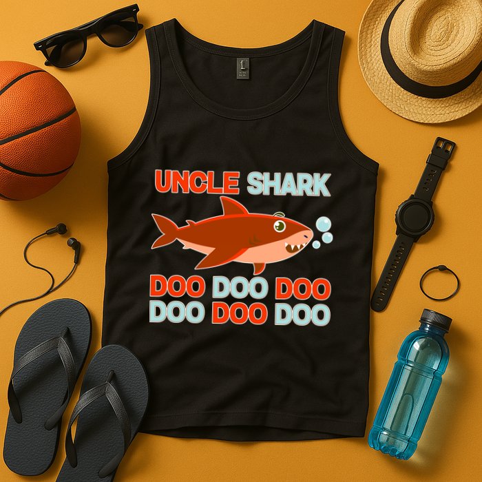 Uncle Shark Doo Doo Doo Tank Top