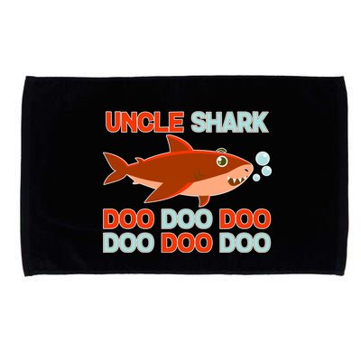 Uncle Shark Doo Doo Doo Microfiber Hand Towel