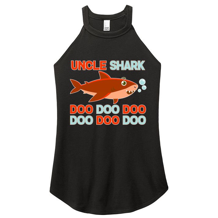 Uncle Shark Doo Doo Doo Women's Perfect Tri Rocker Tank