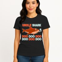 Uncle Shark Doo Doo Doo Womens T-Shirt