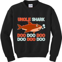 Uncle Shark Doo Doo Doo Kids Sweatshirt